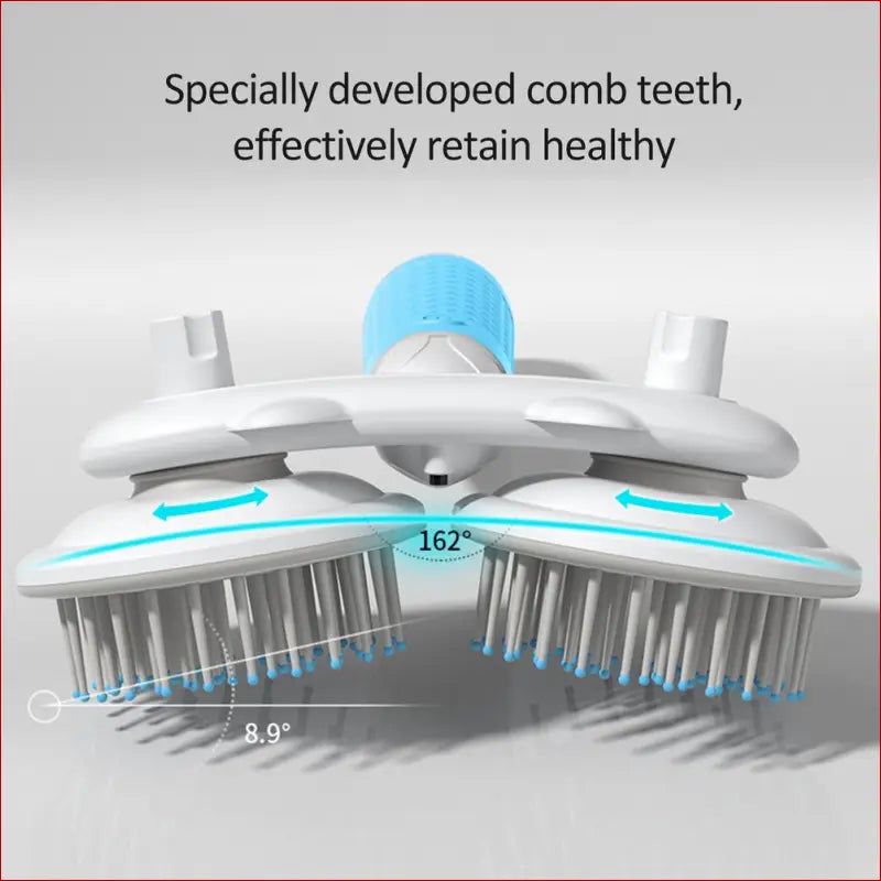 Pet brush double-headed/ one-button self cleaning/ pet hair