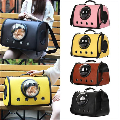 Pet carrier. Pet outdoor backpack. Small pets. - Happy Pets