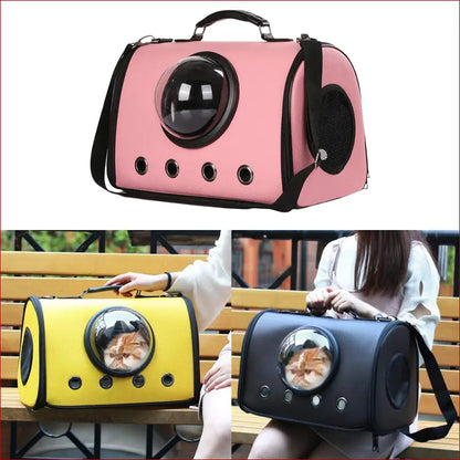 Pet carrier. Pet outdoor backpack. Small pets. - Happy Pets