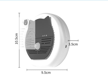 Pet deodorizer and litter box odor eliminator for cat urine with smart ozone air purifier size