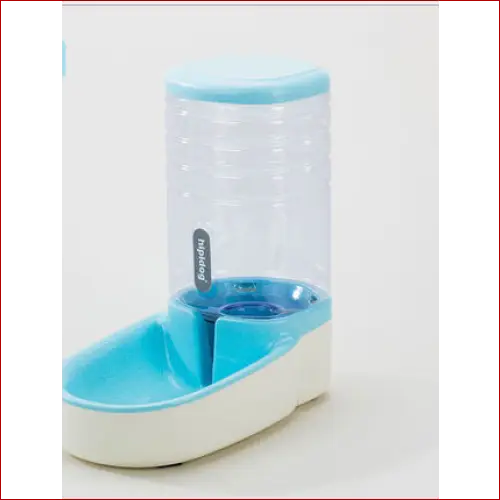 Pet dog automatic feeder drinking fountain - Blue / Drinking