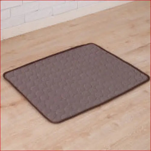 Pet dog cat ice pad for cooling in summer - Brown /