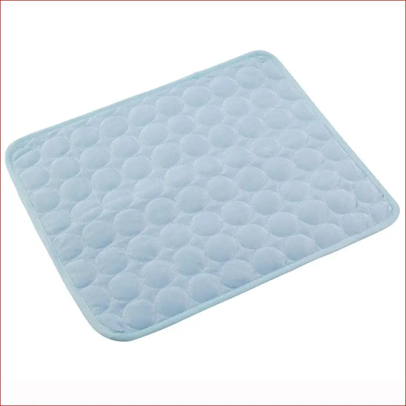 Pet dog cat ice pad for cooling in summer - Light blue /