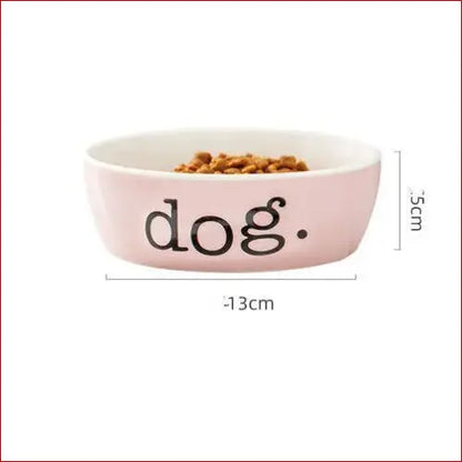 Premium Quality Ceramic Pet Bowl – Durable and Stylish Feeding Solution. - Happy Pets