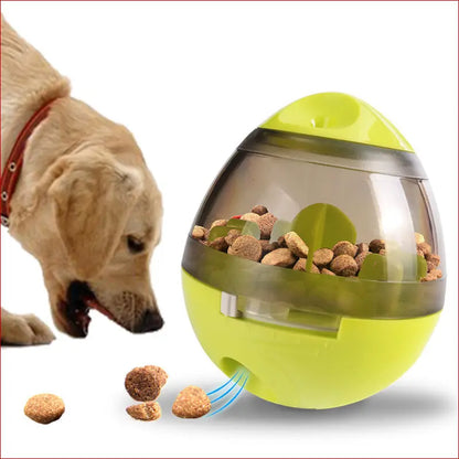 Pet Food Feeder: Fun Food Dispenser and Pet Toy. - Happy Pets