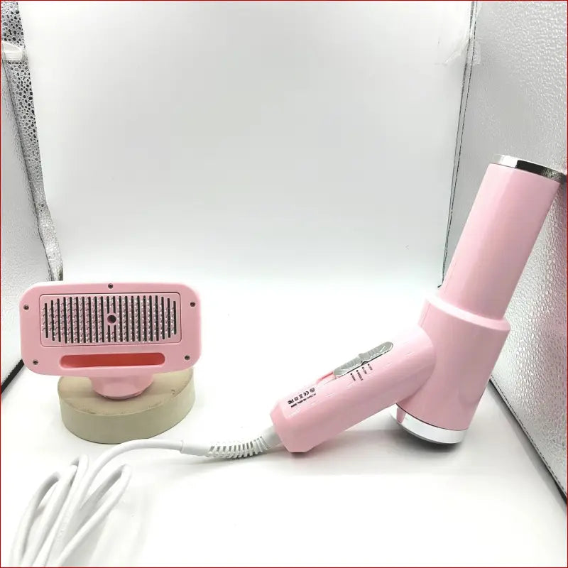 Pet hair dryer comb for cats and dogs - Pink / AU - pet