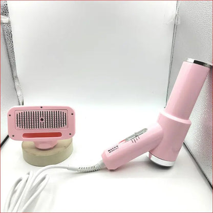 2-in-1 Pet Hair Dryer and Grooming Comb for Cats and Dogs. - Happy Pets