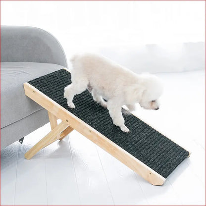 Pet Ramp Ladder – Adjustable Angle for Dogs and Cats. - Happy Pets