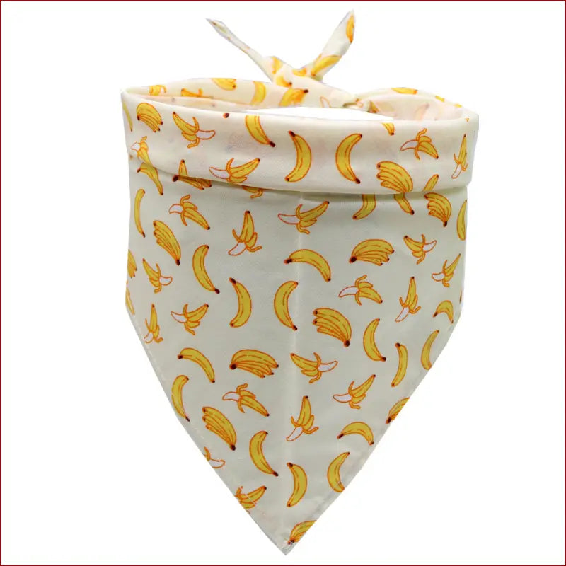 Pet saliva towel - Banana / M - pet clothes