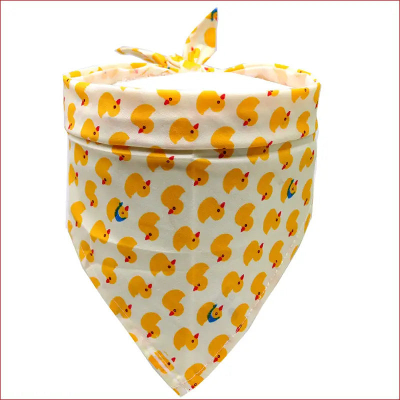 Pet saliva towel - Little duck / M - pet clothes