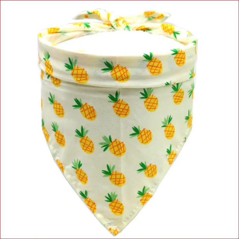 Pet saliva towel - Small pineapple / M - pet clothes