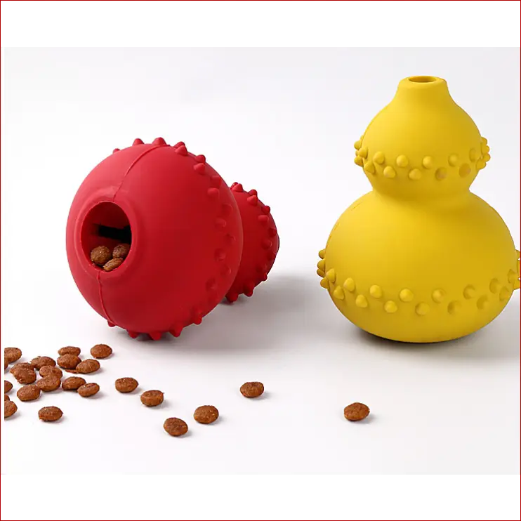 Pet toy natural rubber resistant to biting and grinding