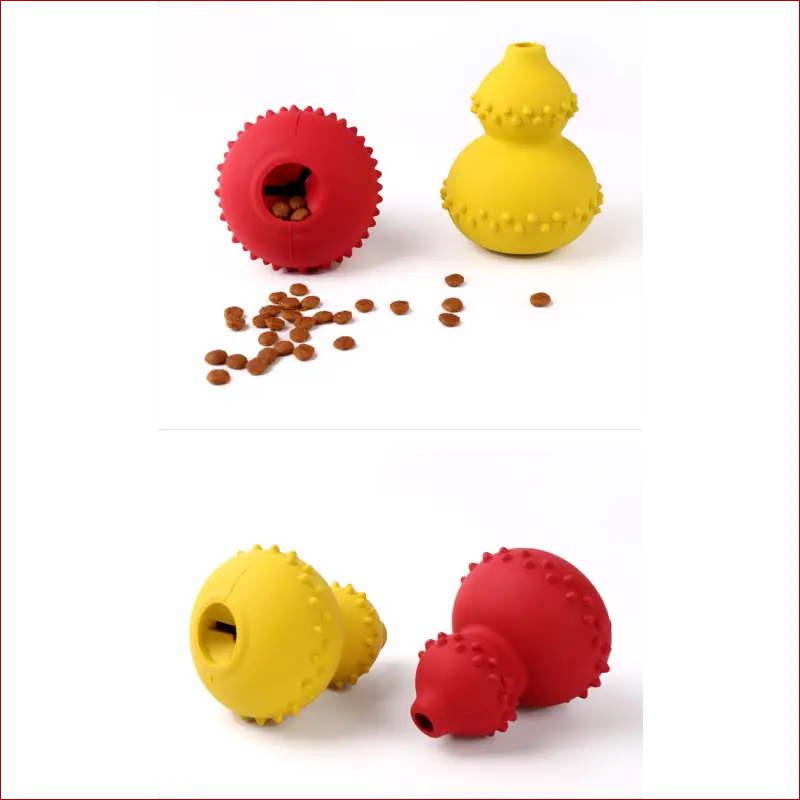 Pet toy natural rubber resistant to biting and grinding