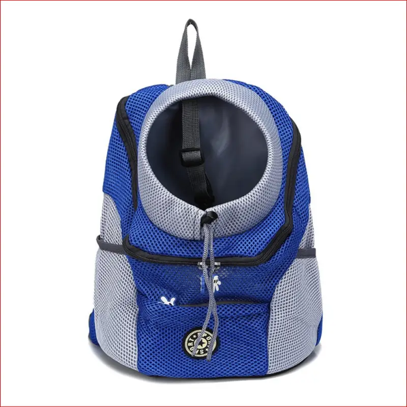 Portable travel outdoor pet carrier bag - Blue / L -