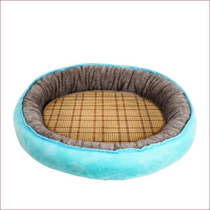 Removable mat for pets-eco-friendly pet - Lake blue / With /