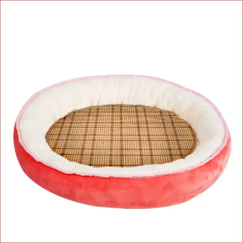 Removable mat for pets-eco-friendly pet - Red / With / S