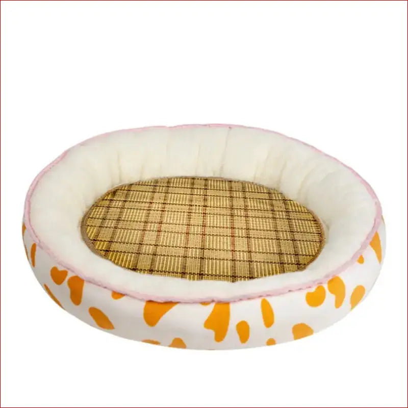 Removable mat for pets-eco-friendly pet - Yellow / With / S