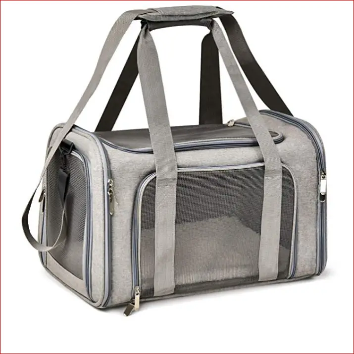 Thickened waterproof car bag for pets going out - Grey - pet