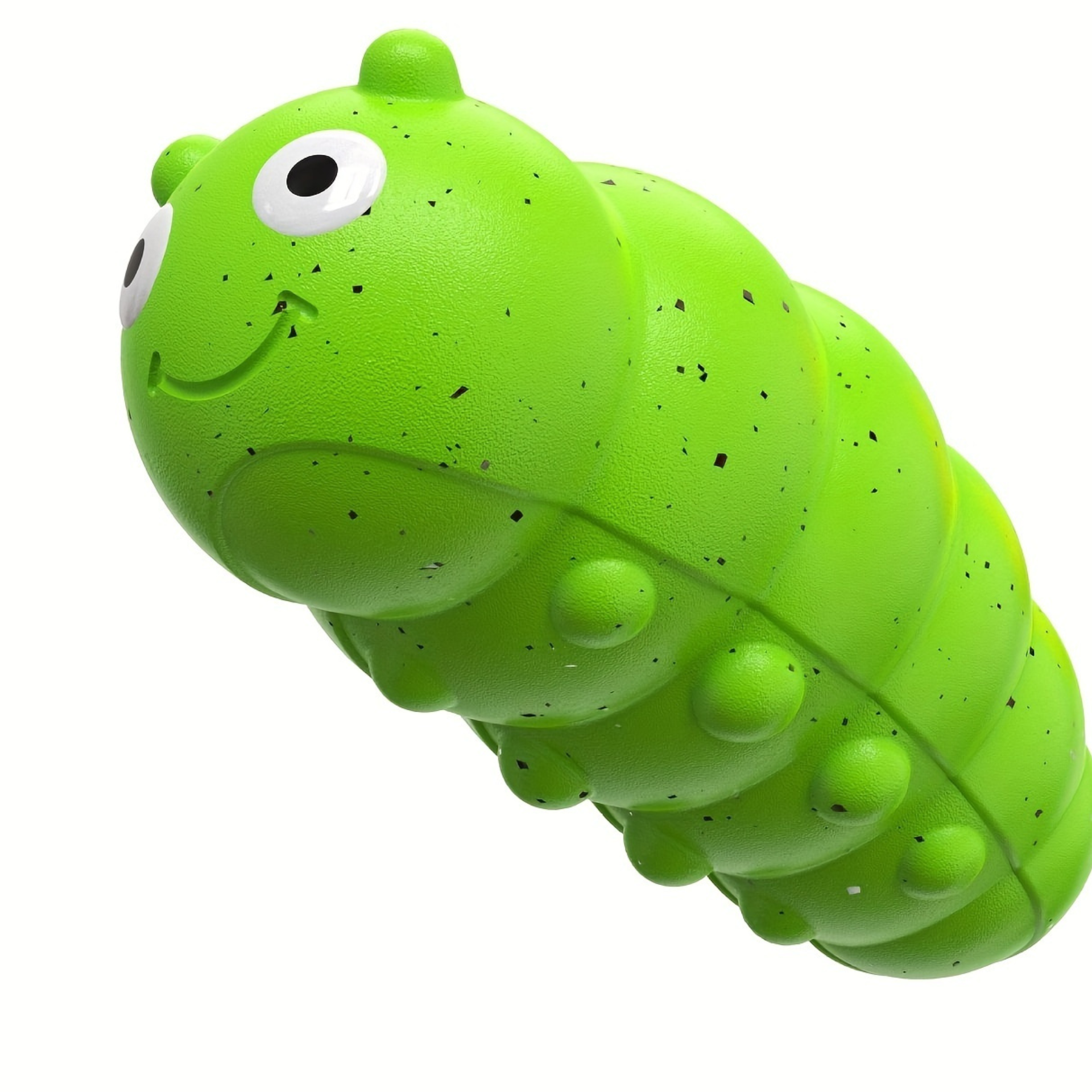 Weird bug-shaped Durable Teething Pet Toy durable and safe squeaky toy for puppies and small dogs, great for dental cleaning and play green variant
